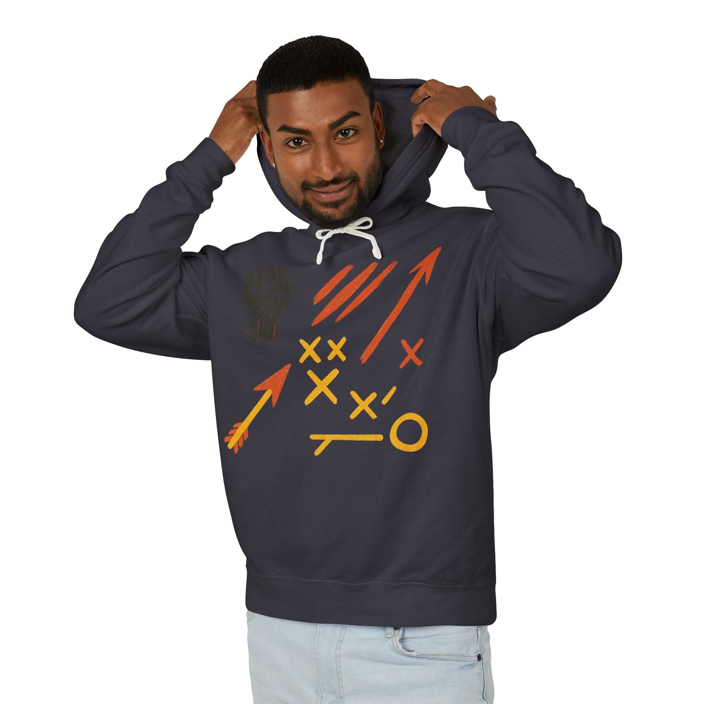 Tactics Hoodie — Arrow Playbook Graphic Hooded Sweatshirt
