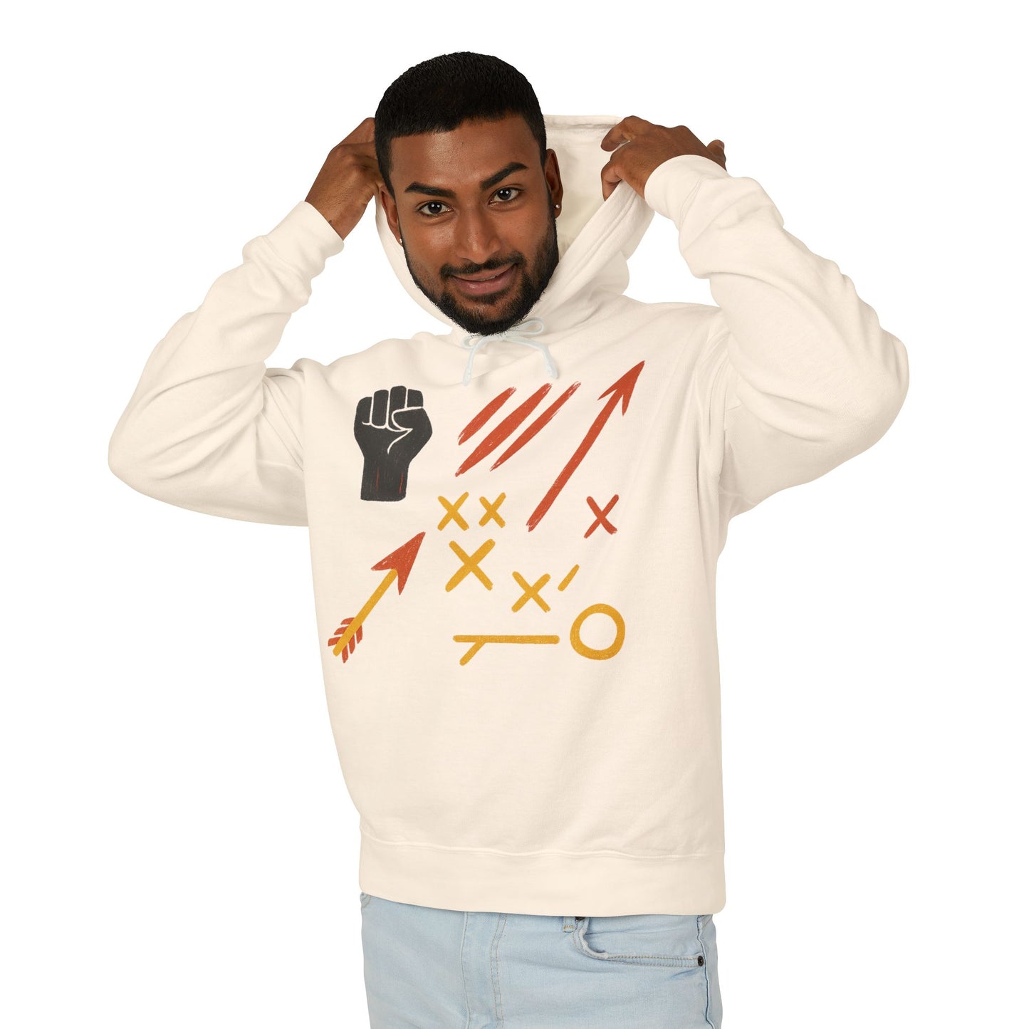 Tactics Hoodie — Arrow Playbook Graphic Hooded Sweatshirt