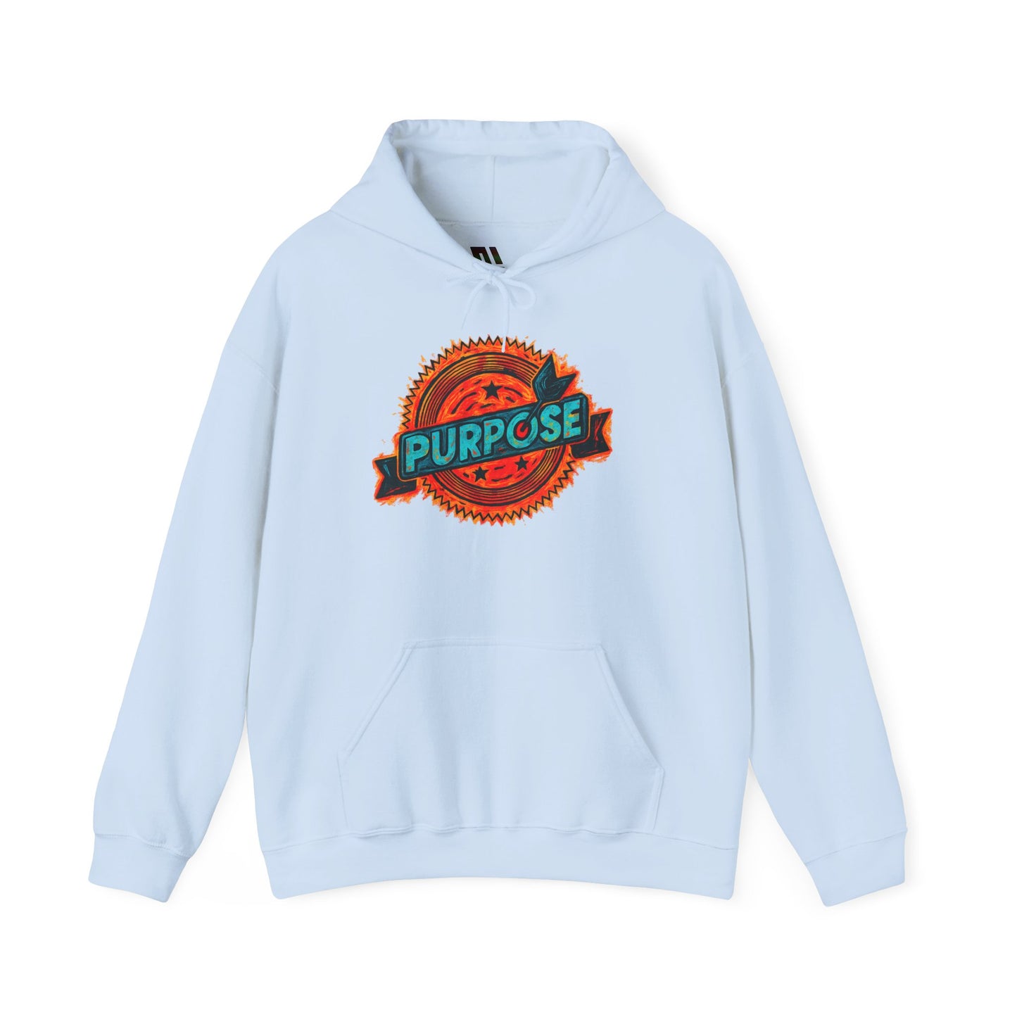 Retro 'Purpose' Badge Graphic Pullover