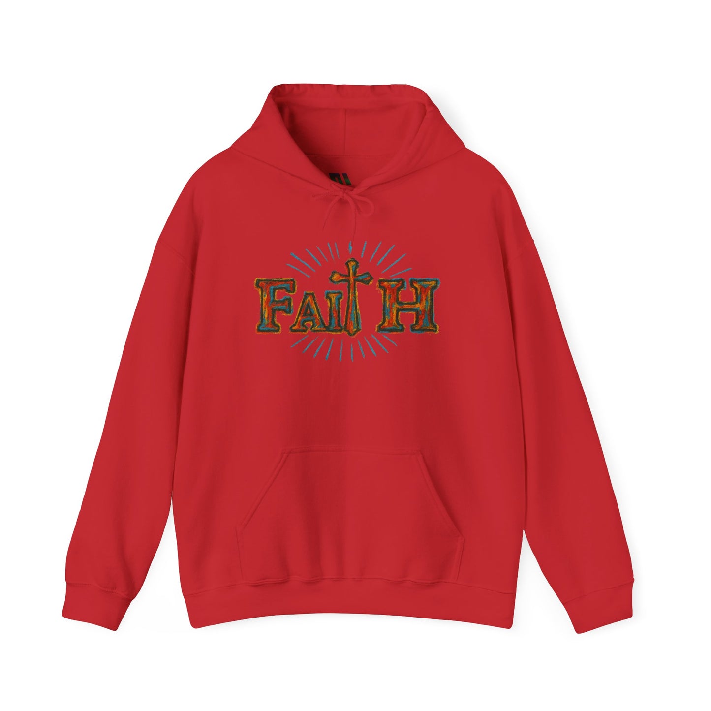 Faith Cross Hoodie – Christian Faith Graphic Hooded Sweatshirt