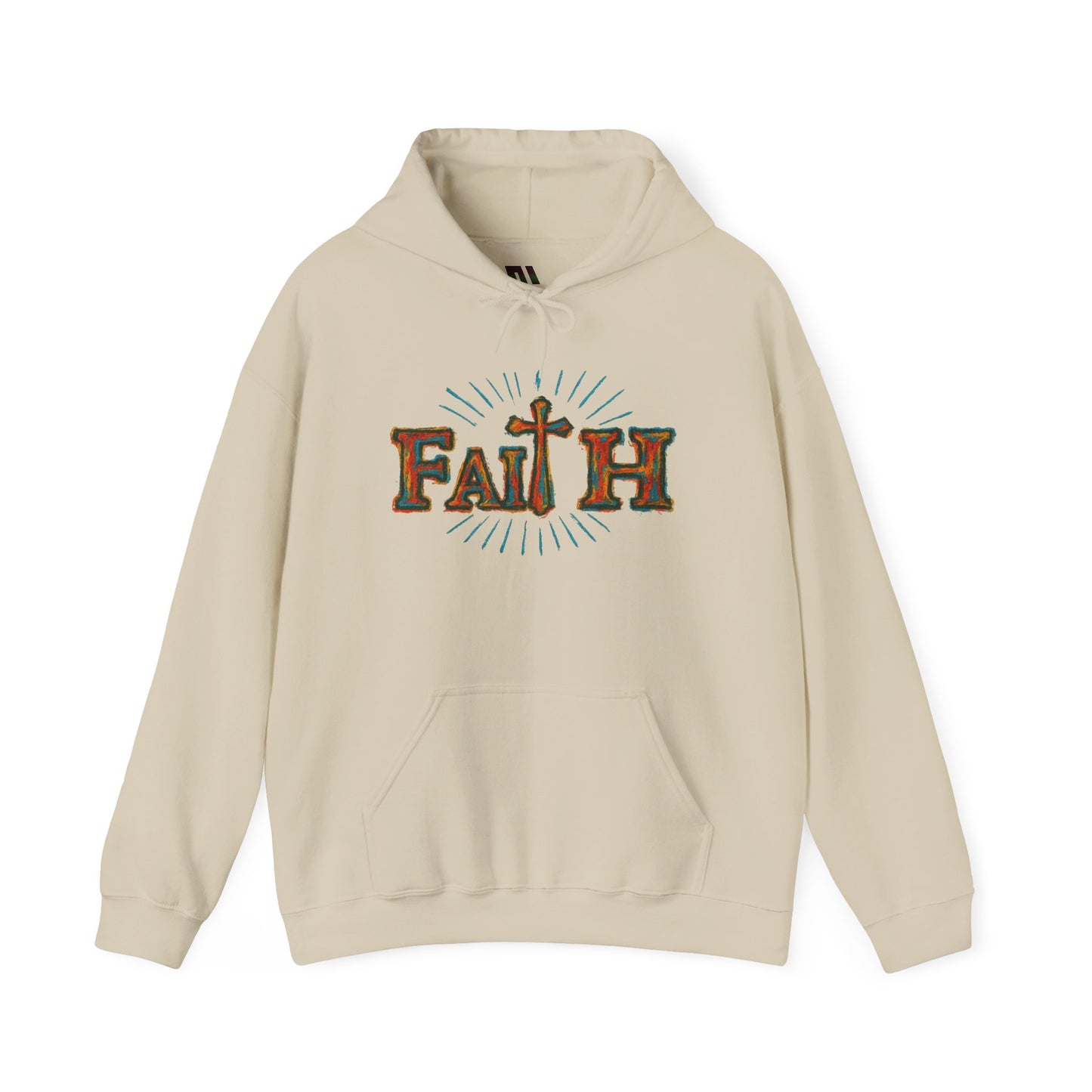 Faith Cross Hoodie – Christian Faith Graphic Hooded Sweatshirt