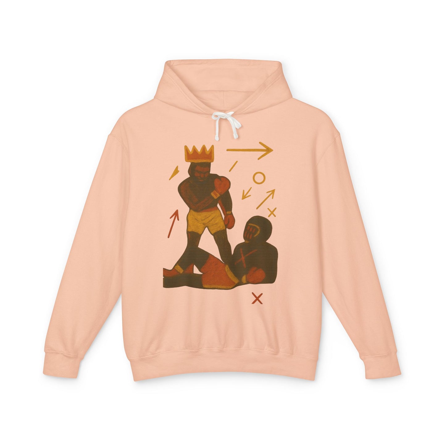 Hoodie — 'King Move' Graphic Lightweight Hooded Sweatshirt