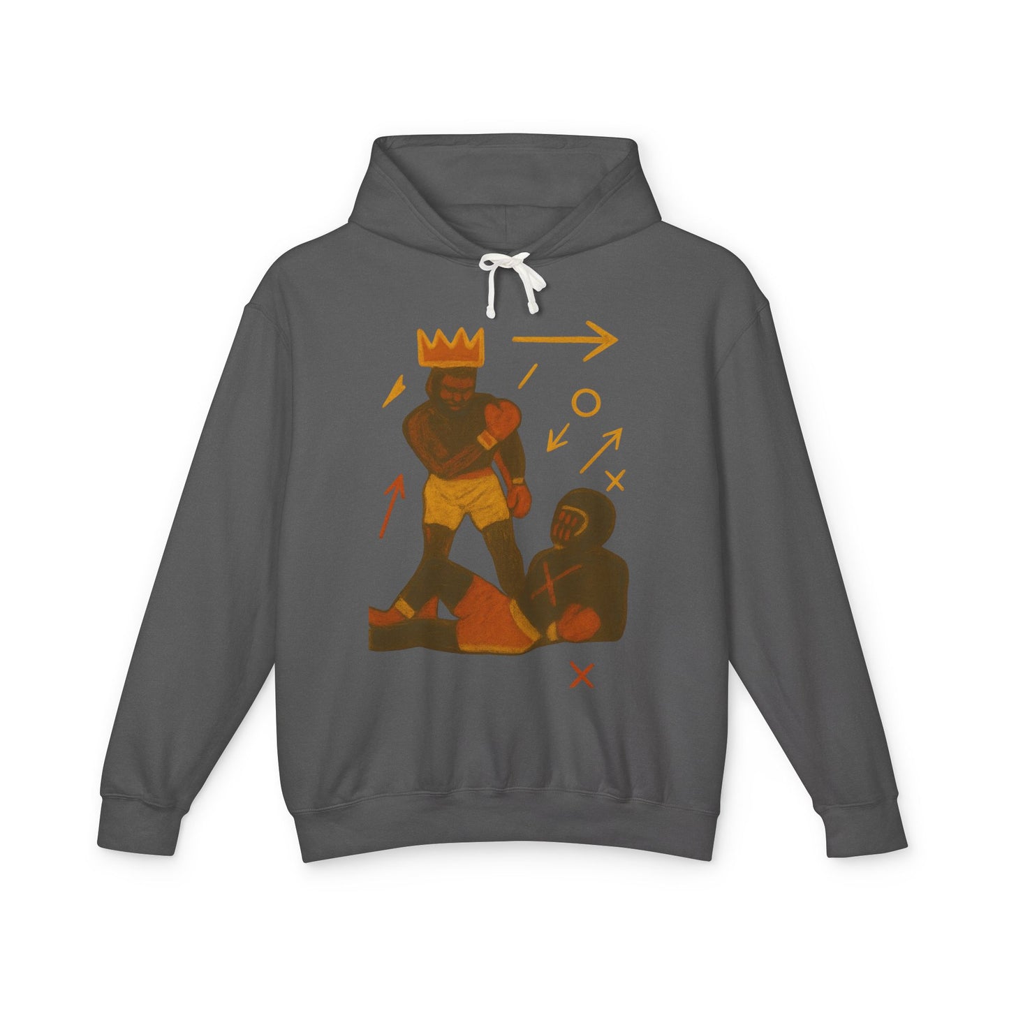 Hoodie — 'King Move' Graphic Lightweight Hooded Sweatshirt