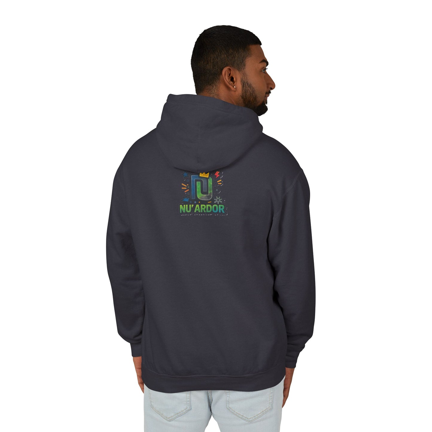 Rizzy Cartoon Graphic Hoodie — Playful Crown & Stars Pullover