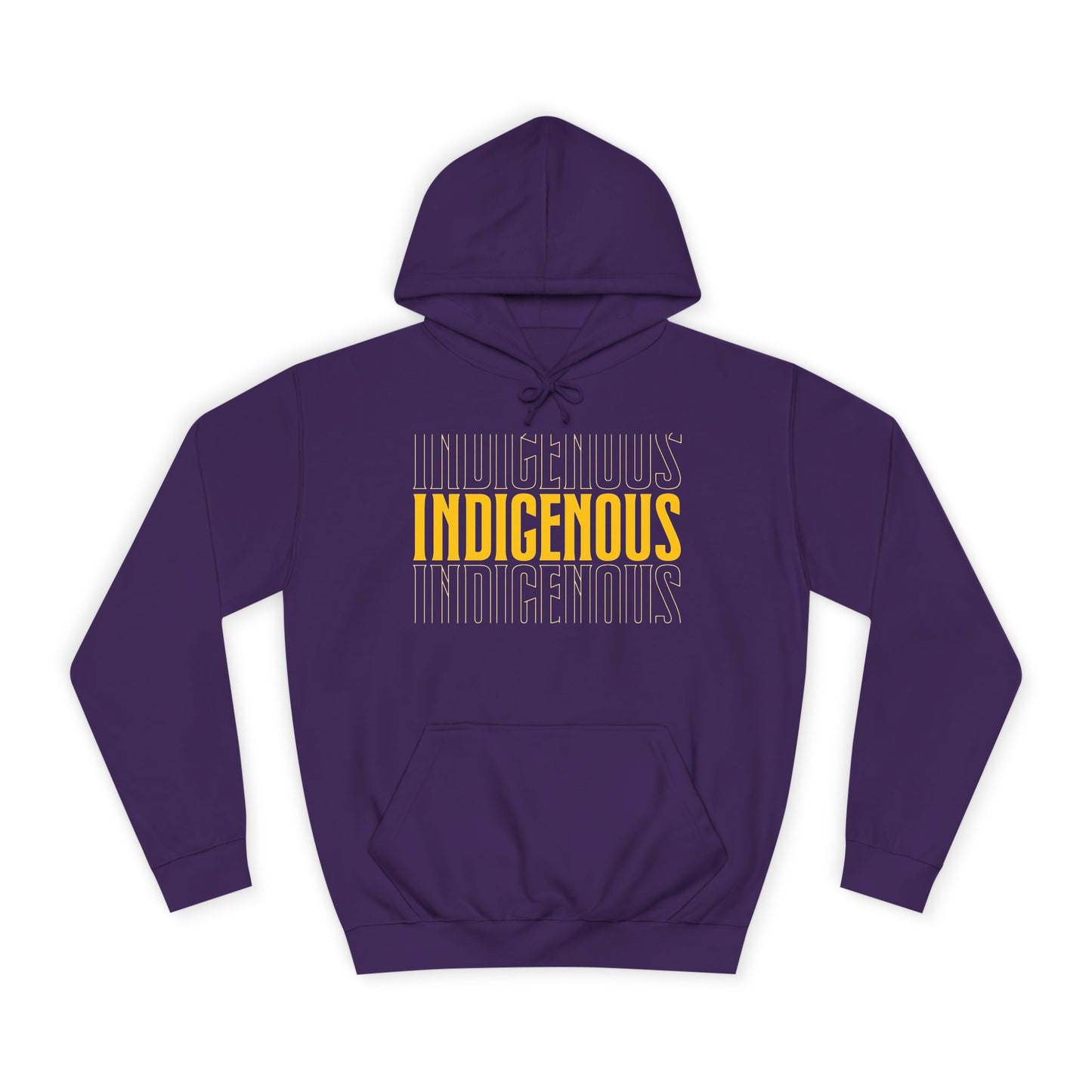 Yellow Indigenous Hoodie