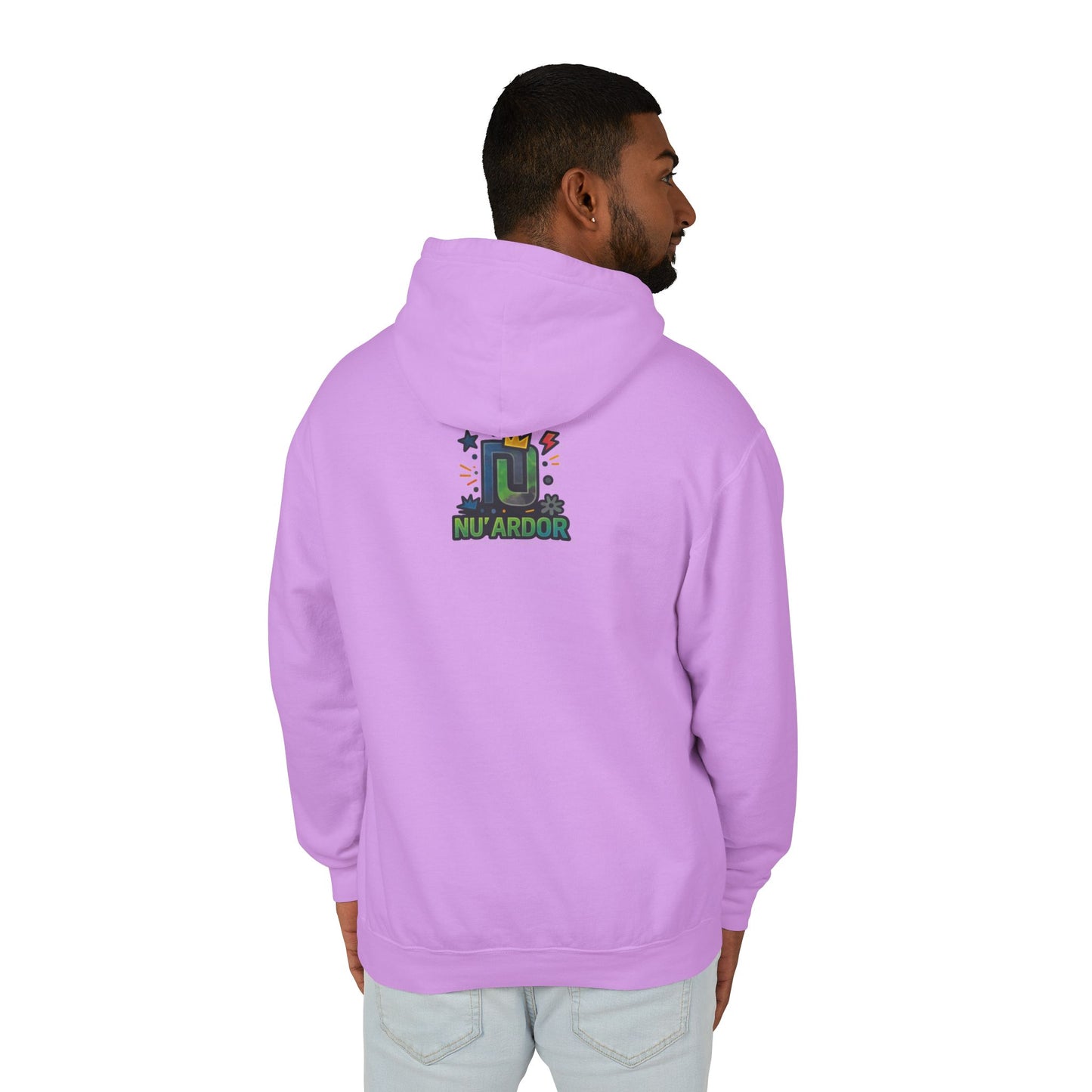 Rizzy Cartoon Graphic Hoodie — Playful Crown & Stars Pullover