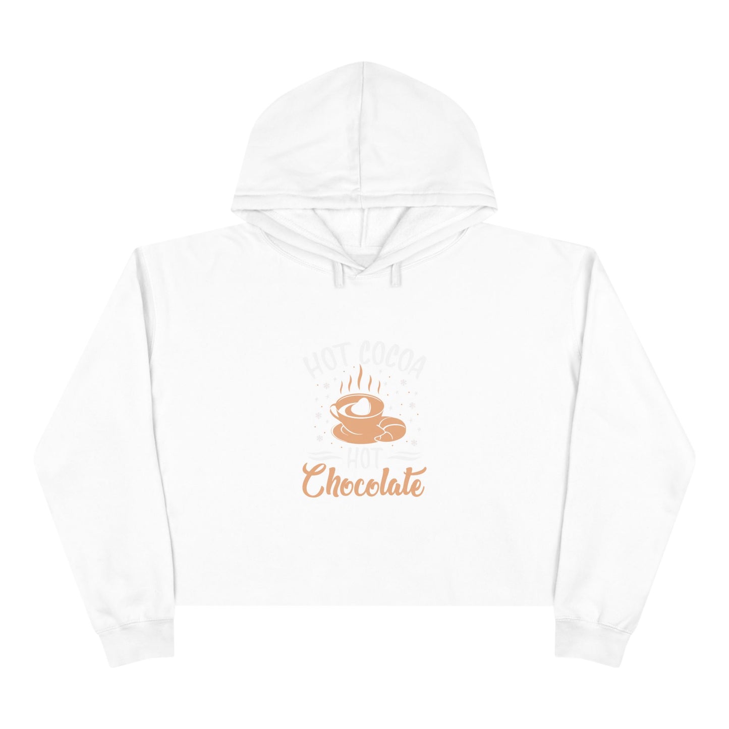 Hot Cocoa Crop Hoodie