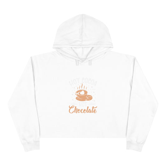 Hot Cocoa Crop Hoodie