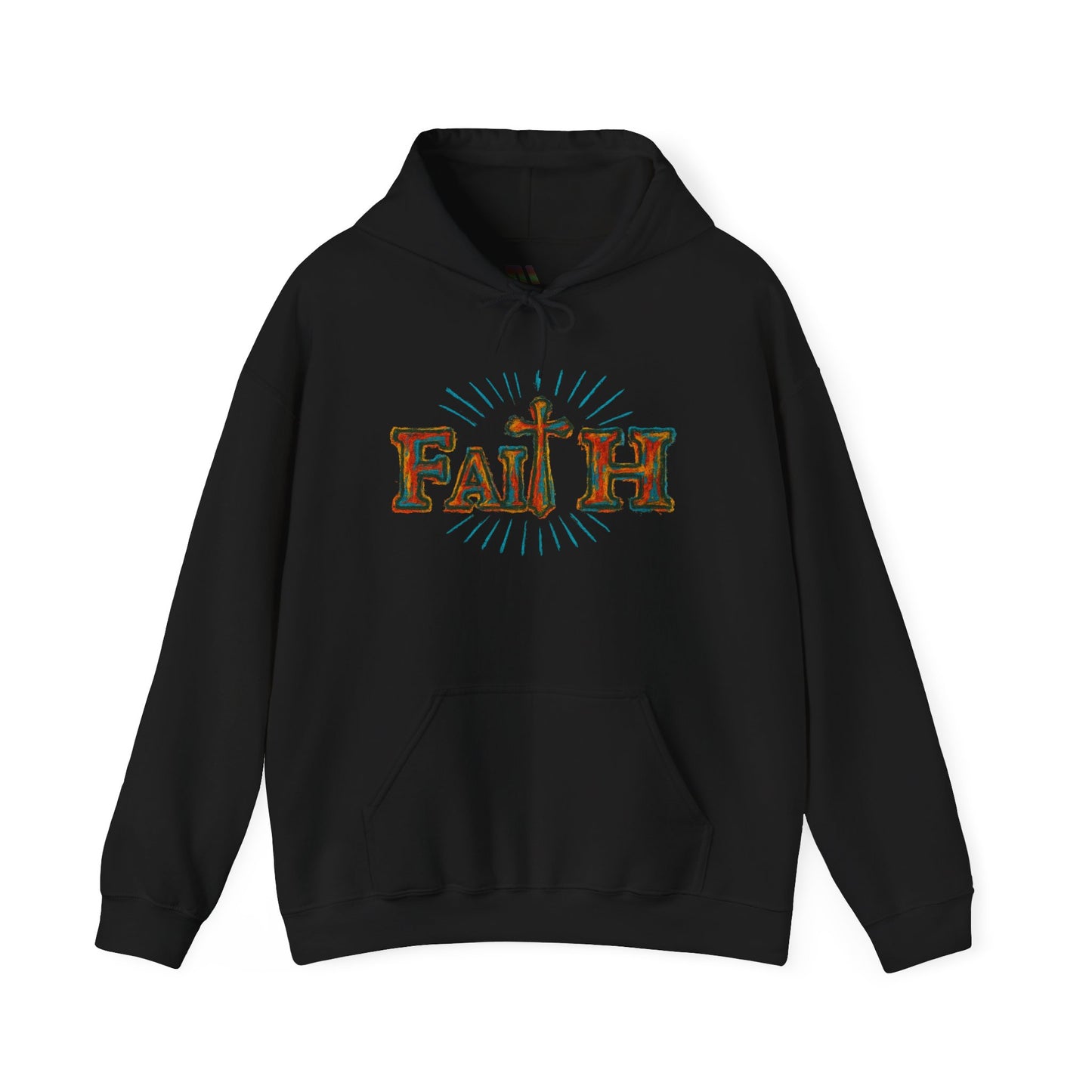 Faith Cross Hoodie – Christian Faith Graphic Hooded Sweatshirt
