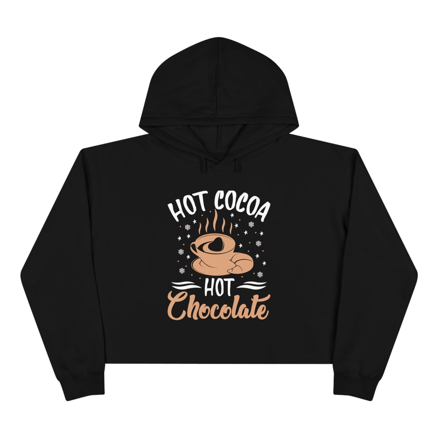 Hot Cocoa Crop Hoodie