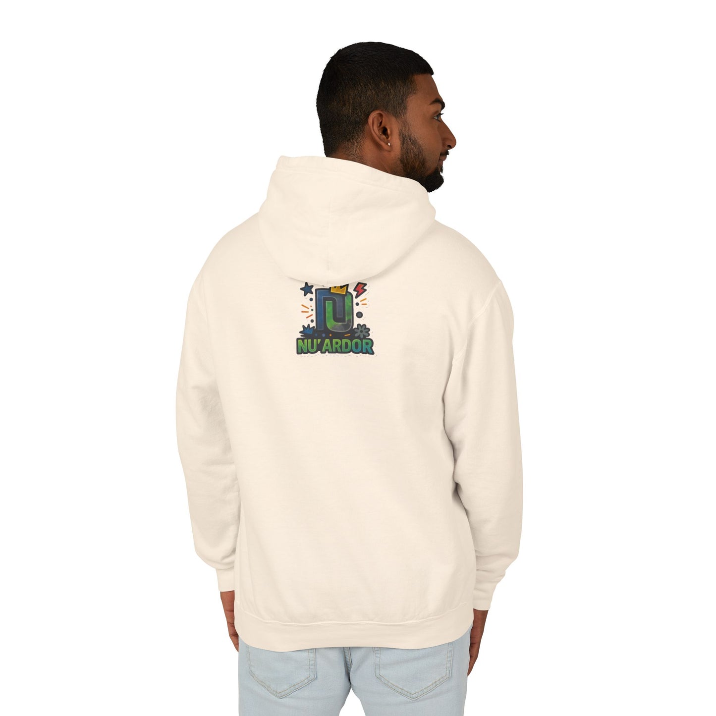Rizzy Cartoon Graphic Hoodie — Playful Crown & Stars Pullover