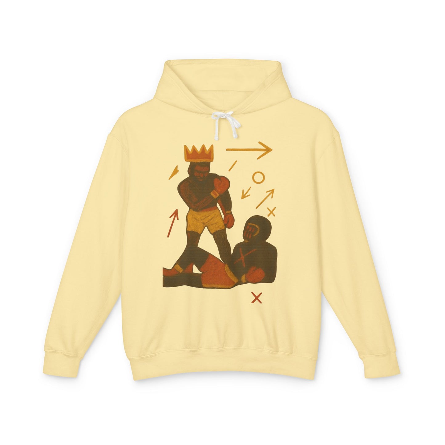 Hoodie — 'King Move' Graphic Lightweight Hooded Sweatshirt