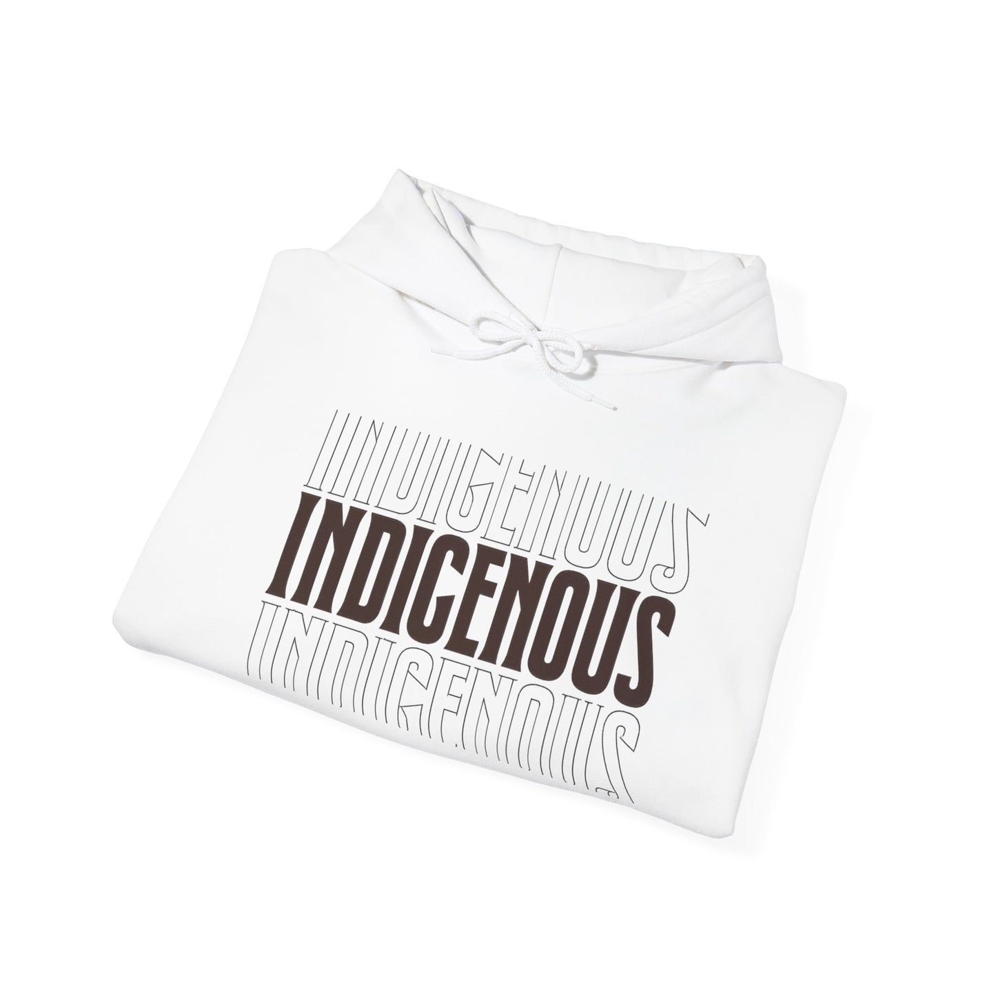 Dark Brown Indigenous Hoodie