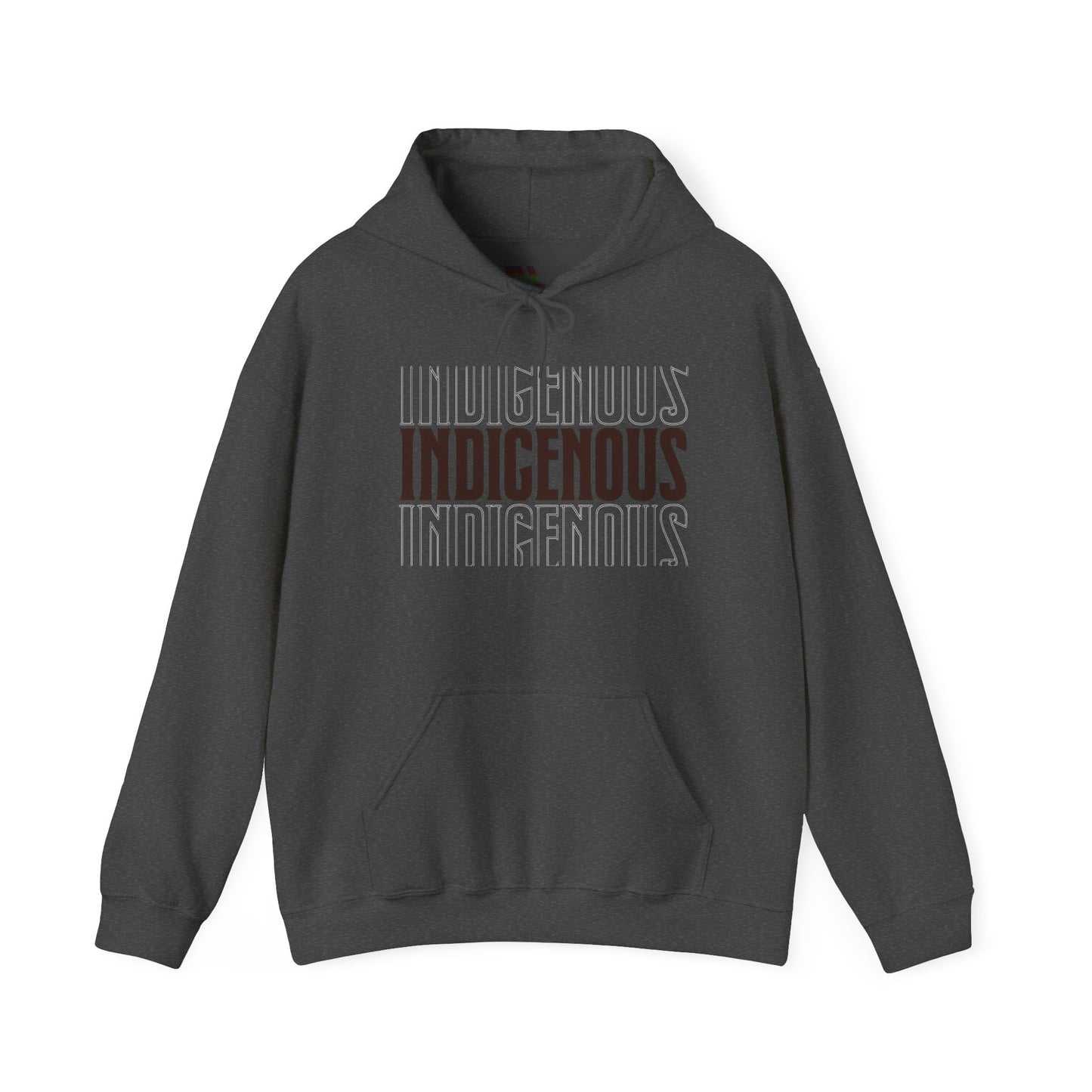 Dark Brown Indigenous Hoodie