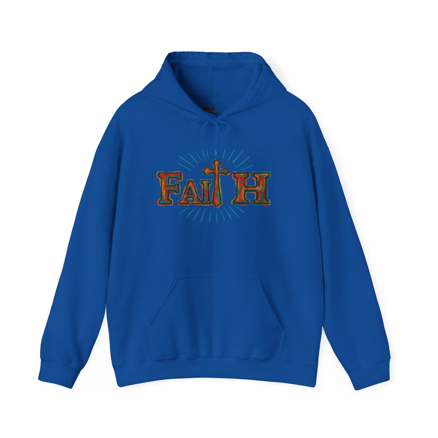 Faith Cross Hoodie – Christian Faith Graphic Hooded Sweatshirt