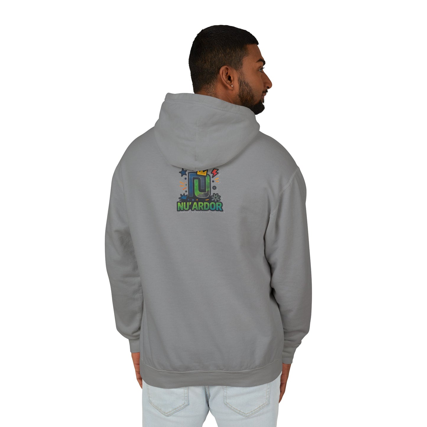 Rizzy Cartoon Graphic Hoodie — Playful Crown & Stars Pullover