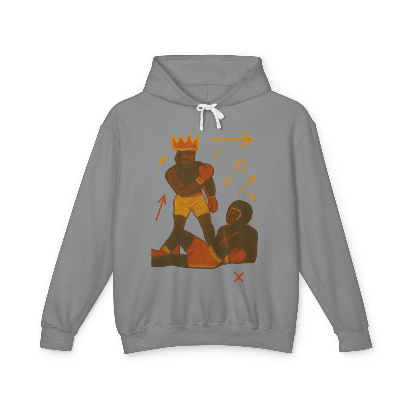 Hoodie — 'King Move' Graphic Lightweight Hooded Sweatshirt