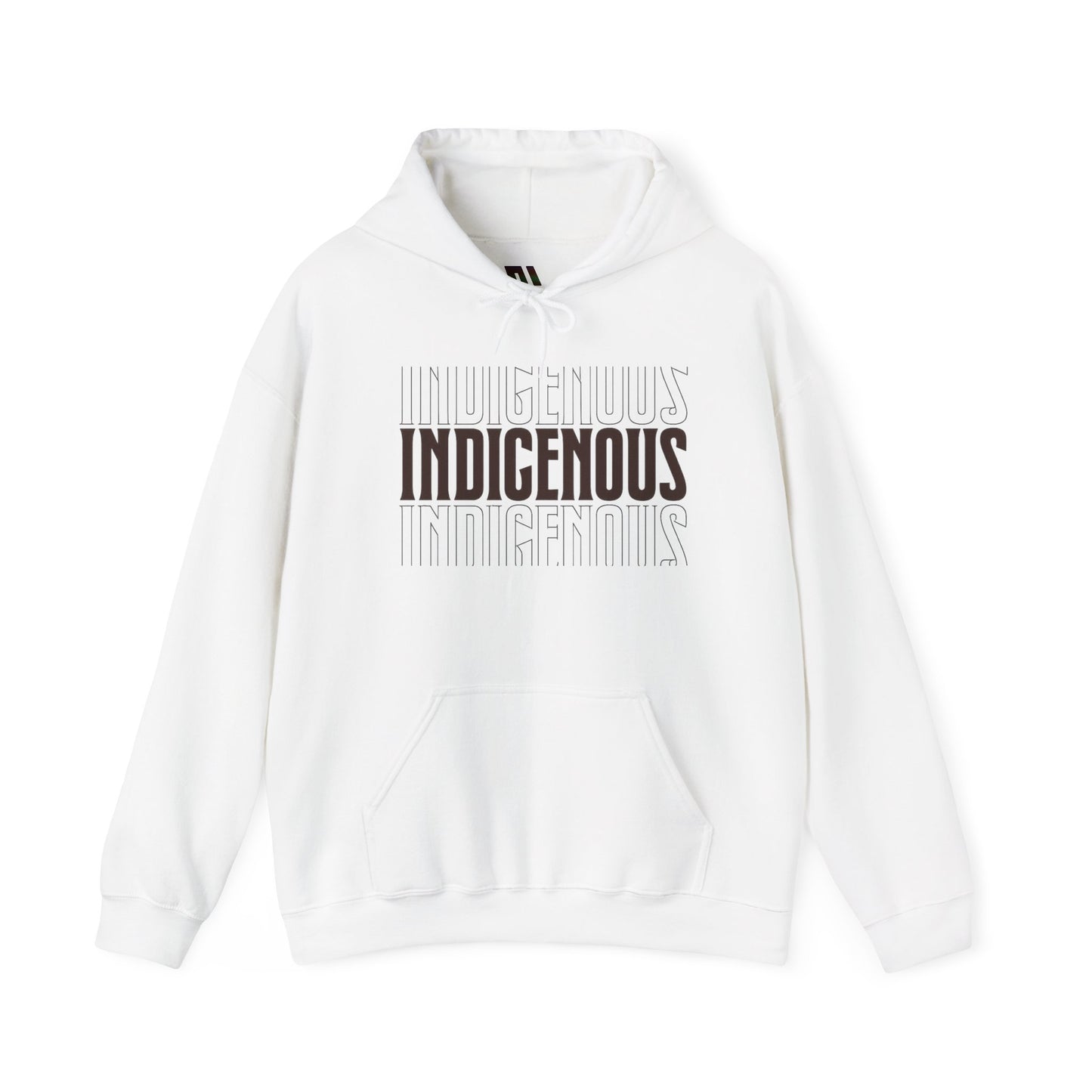 Dark Brown Indigenous Hoodie