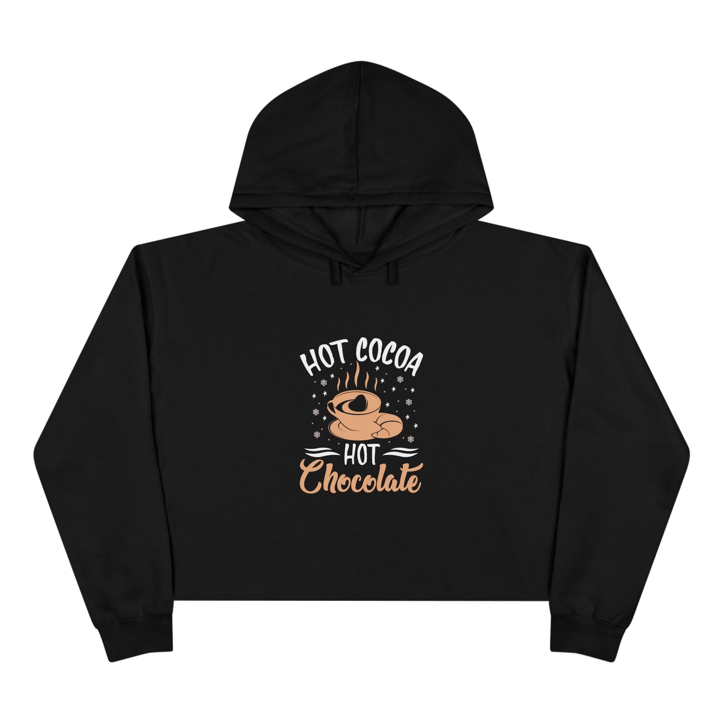 Hot Cocoa Crop Hoodie