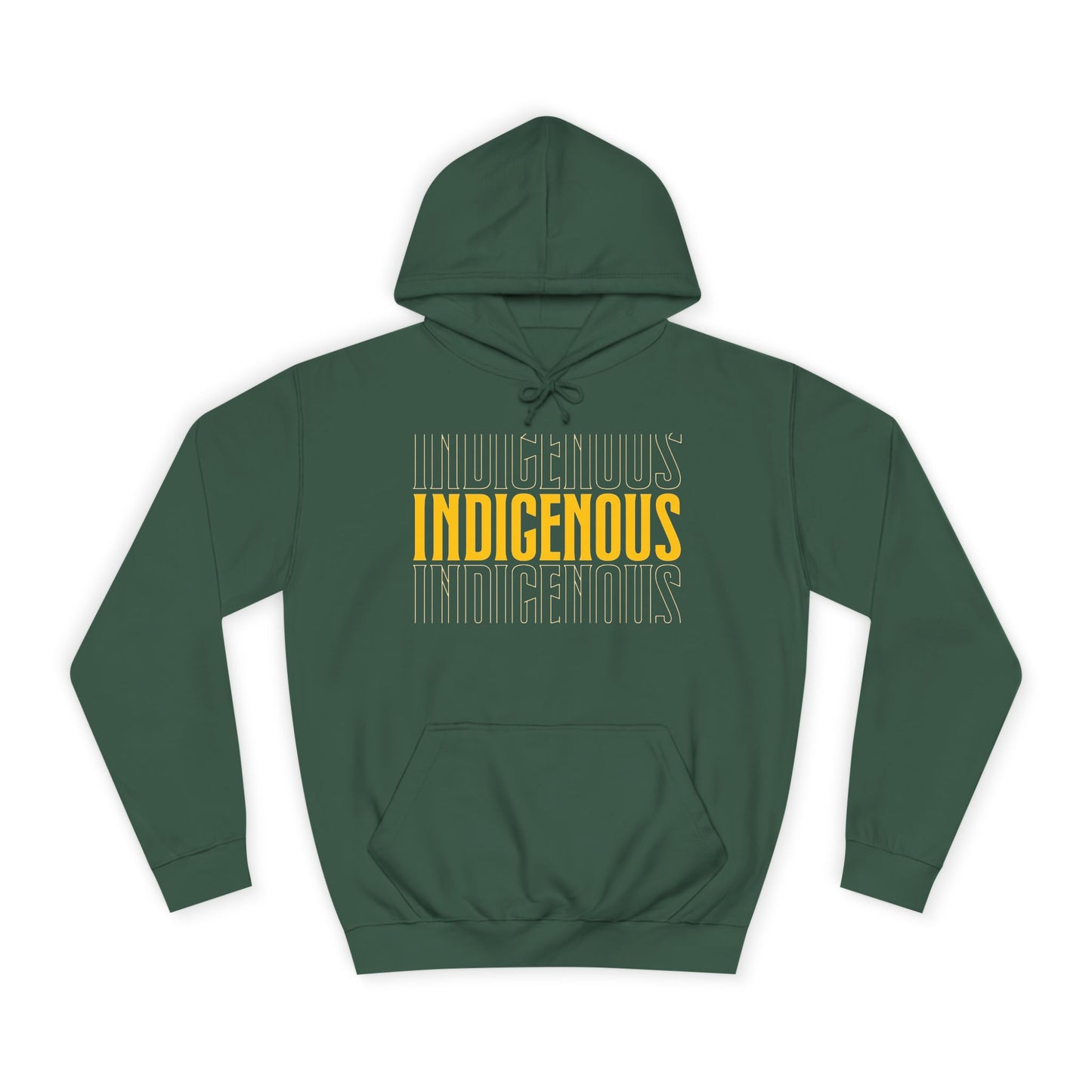 Yellow Indigenous Hoodie
