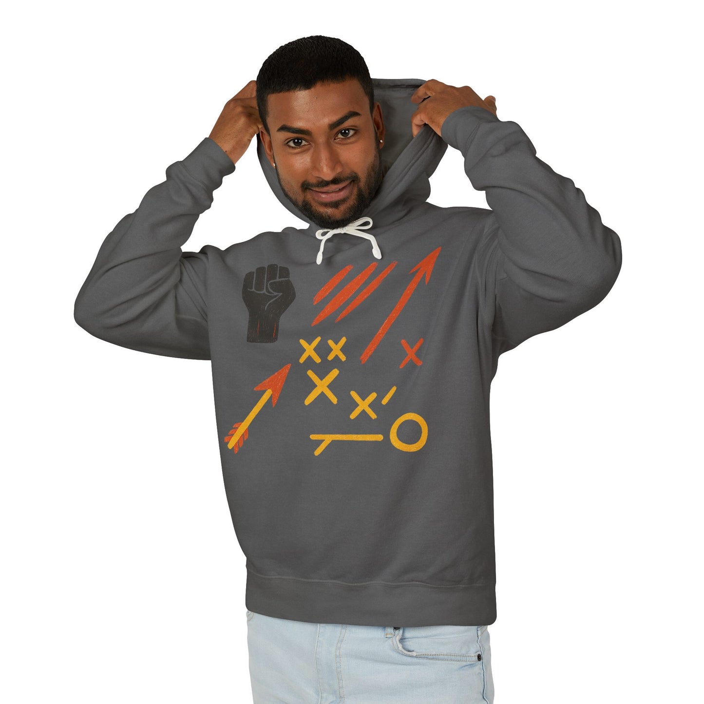 Tactics Hoodie — Arrow Playbook Graphic Hooded Sweatshirt