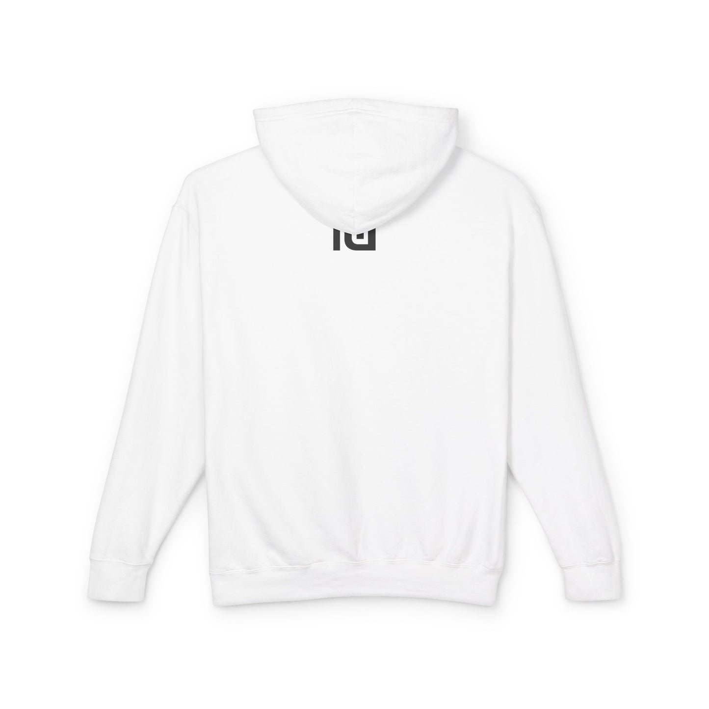 Skull Cross Minimal Hoodie — Gothic Red Skull Graphic Sweatshirt