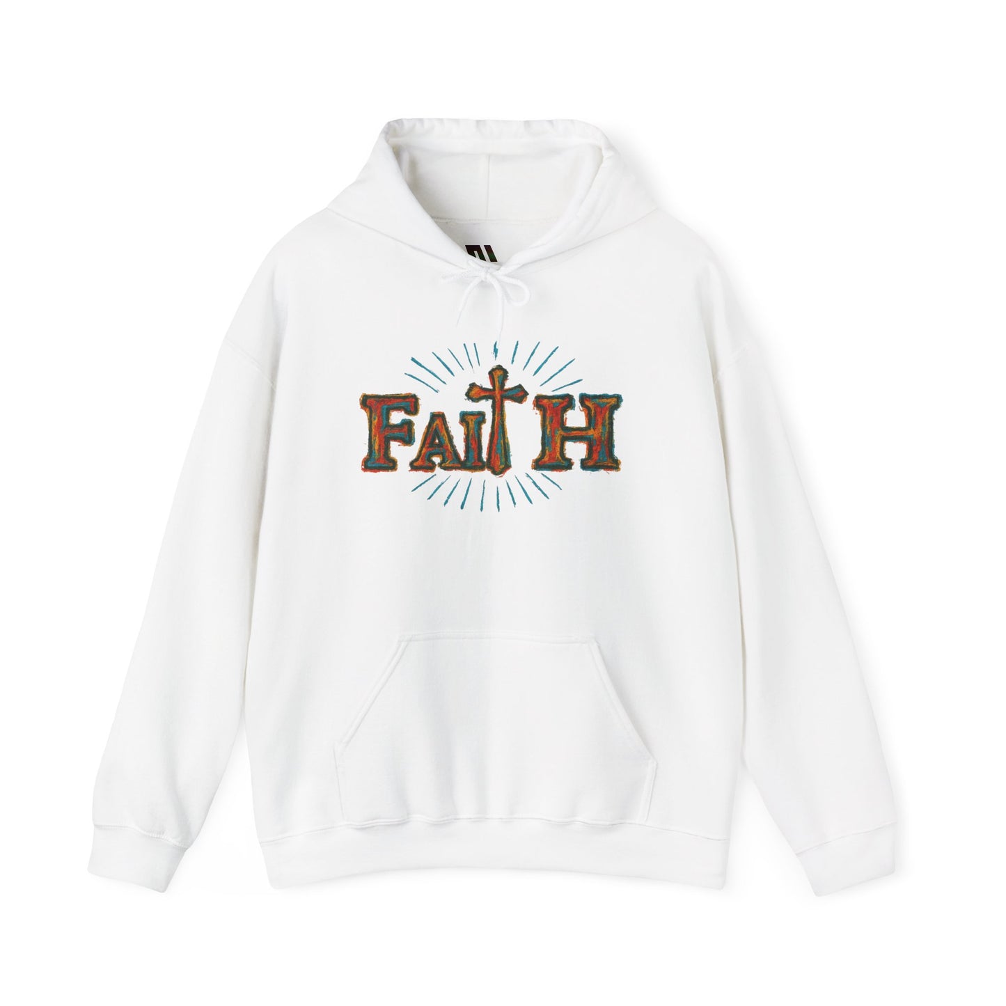 Faith Cross Hoodie – Christian Faith Graphic Hooded Sweatshirt