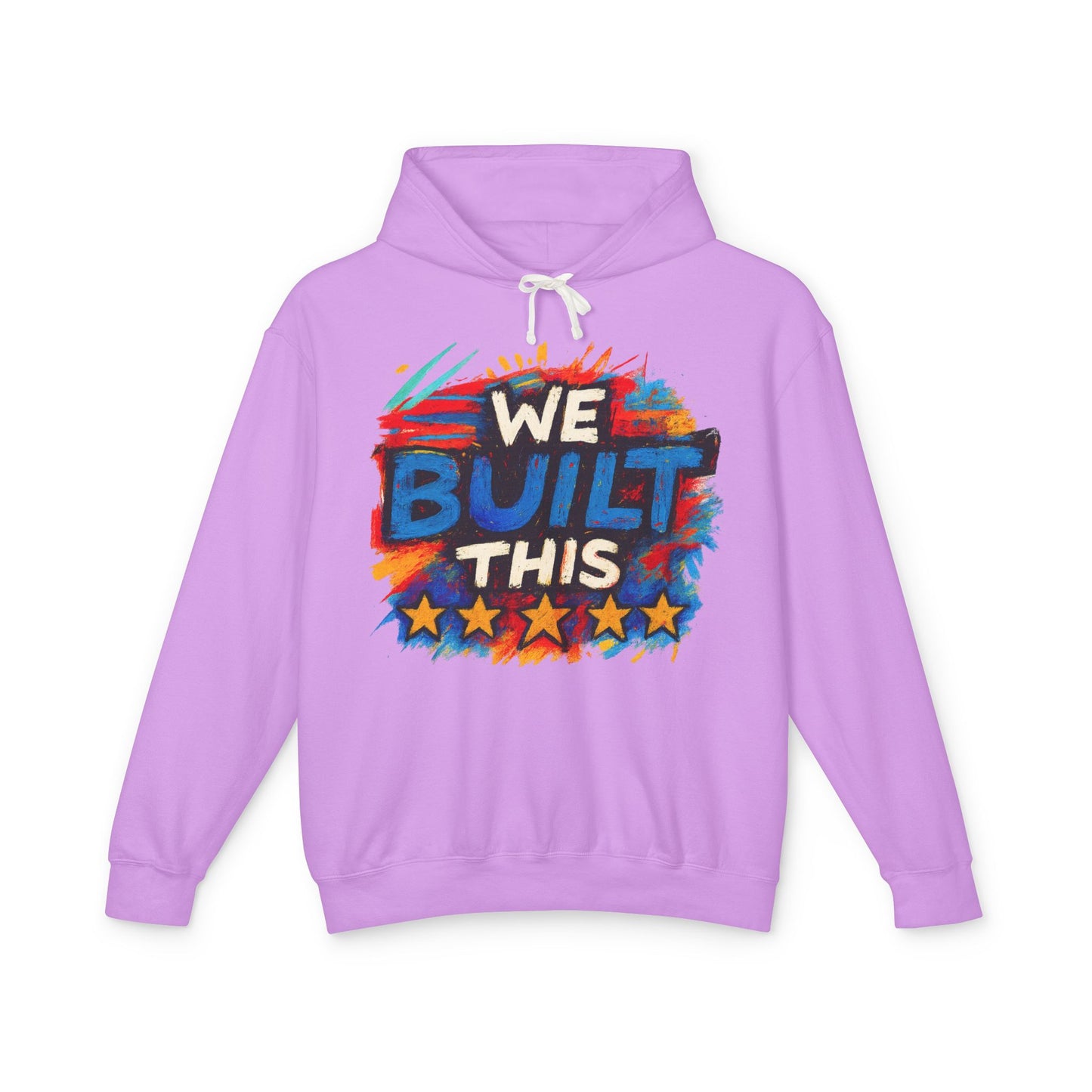 We Built This Hoodie — Patriotic Lightweight Hooded Sweatshirt