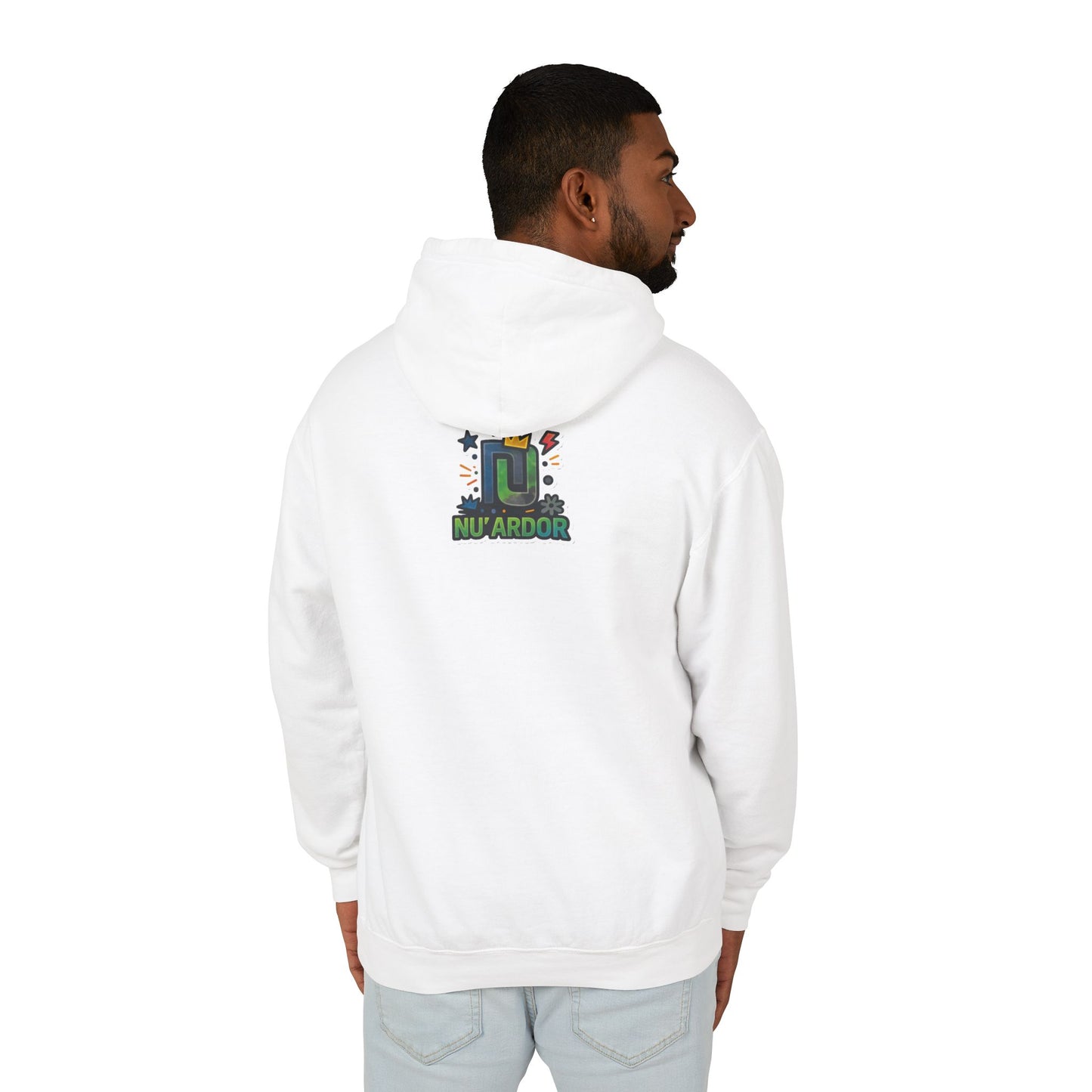 Rizzy Cartoon Graphic Hoodie — Playful Crown & Stars Pullover