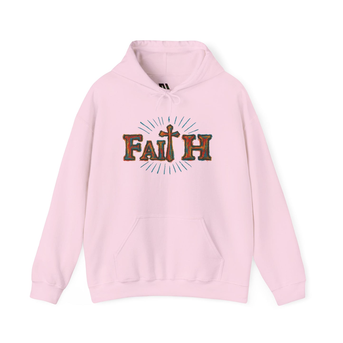 Faith Cross Hoodie – Christian Faith Graphic Hooded Sweatshirt