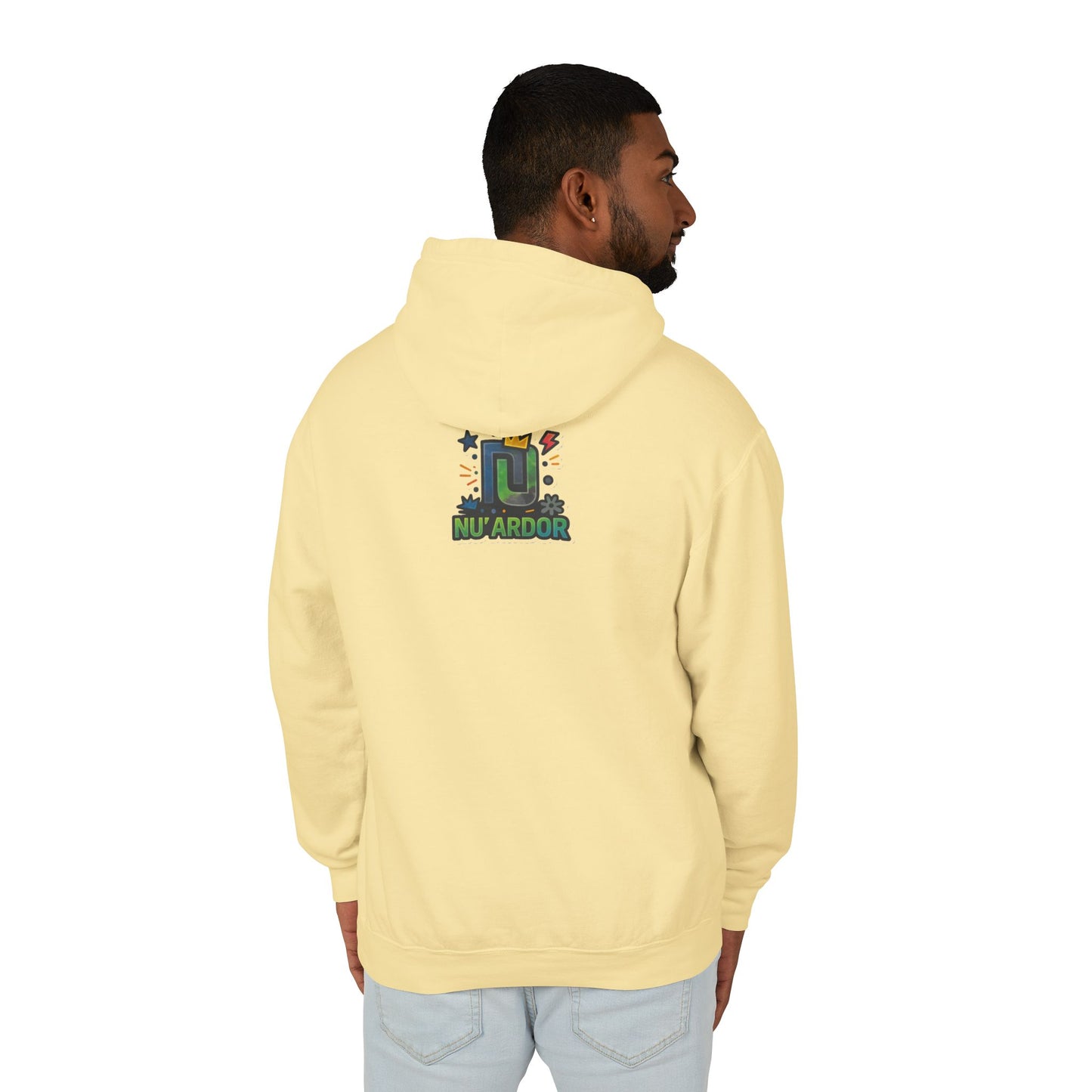 Rizzy Cartoon Graphic Hoodie — Playful Crown & Stars Pullover