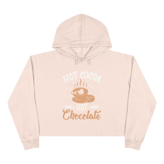 Hot Cocoa Crop Hoodie