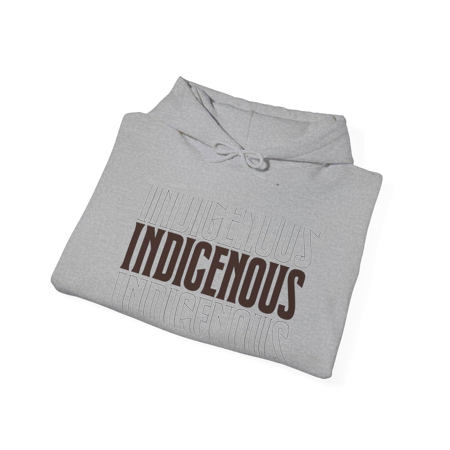 Dark Brown Indigenous Hoodie