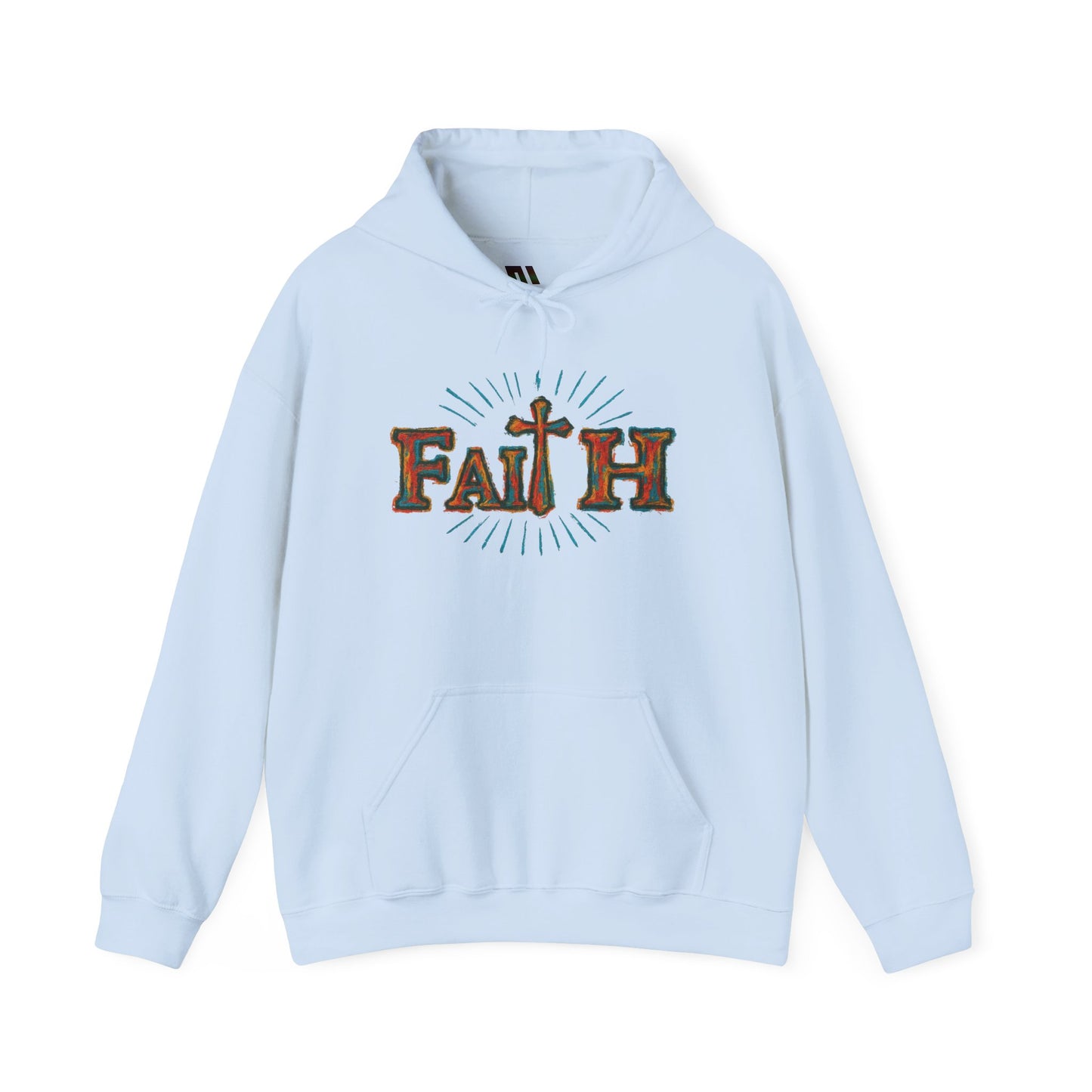 Faith Cross Hoodie – Christian Faith Graphic Hooded Sweatshirt