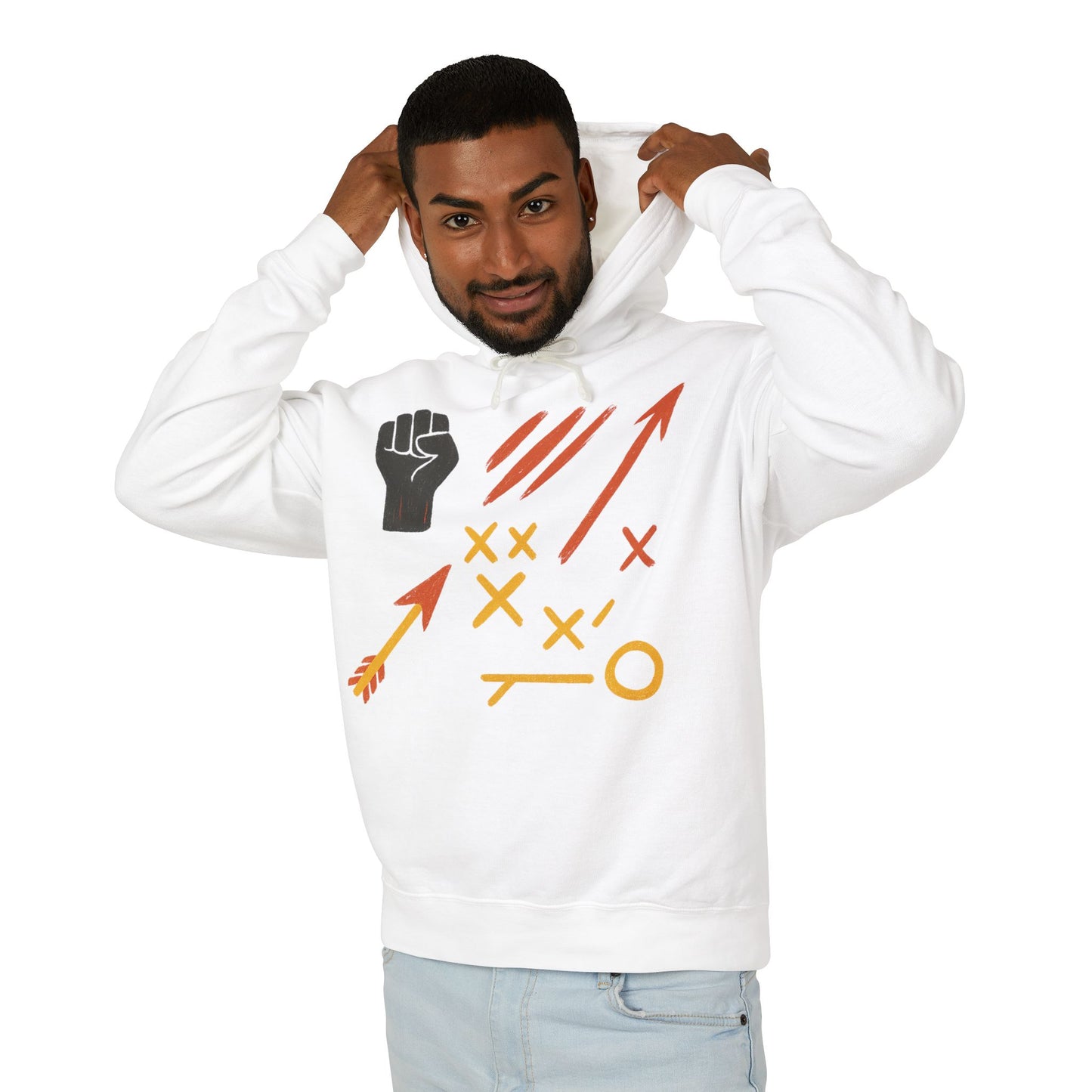 Tactics Hoodie — Arrow Playbook Graphic Hooded Sweatshirt