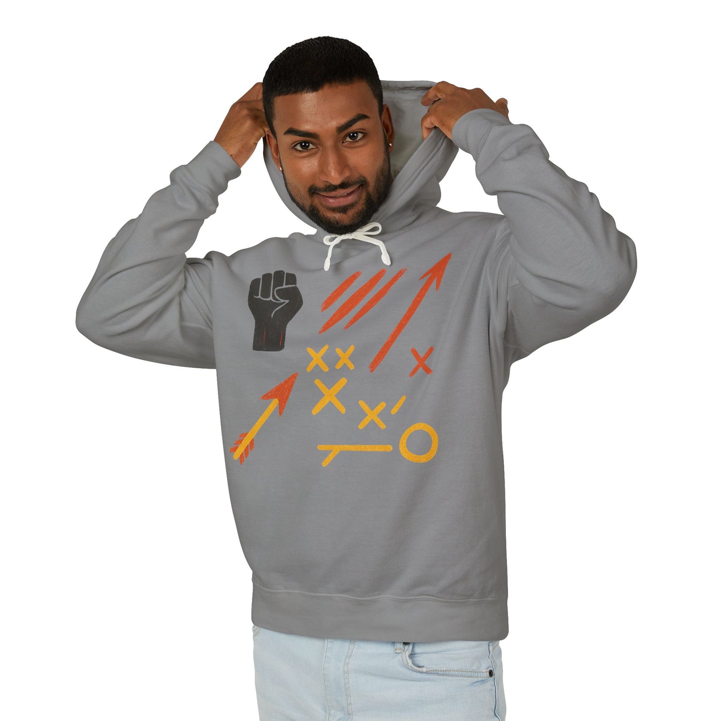 Tactics Hoodie — Arrow Playbook Graphic Hooded Sweatshirt