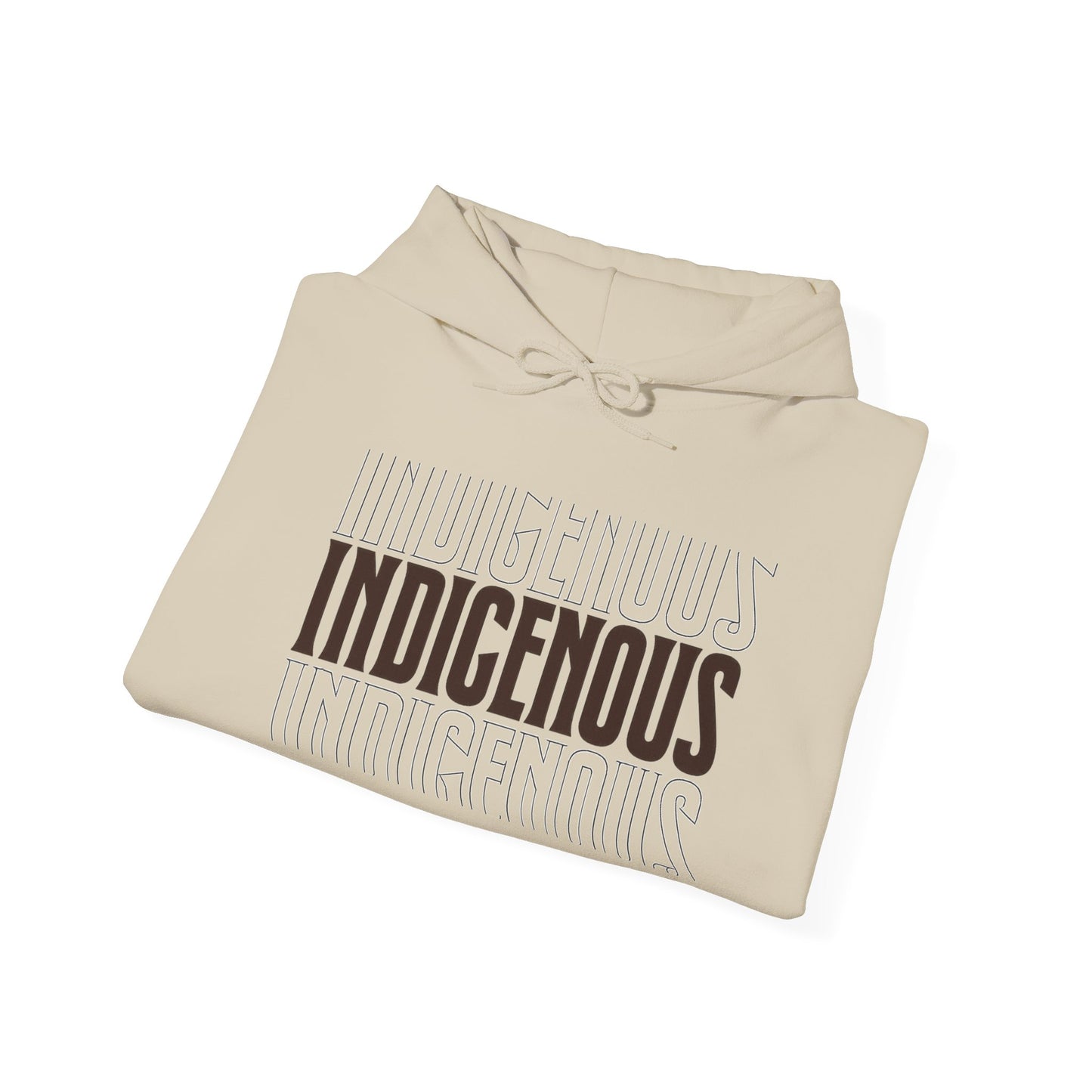Dark Brown Indigenous Hoodie