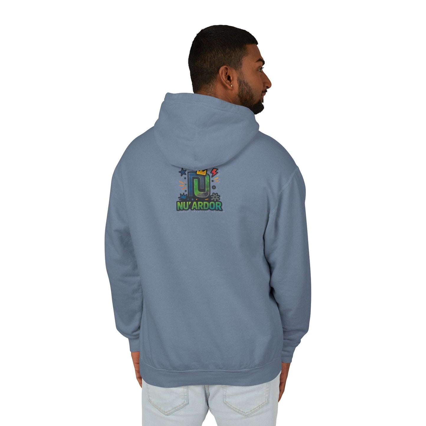 Rizzy Cartoon Graphic Hoodie — Playful Crown & Stars Pullover