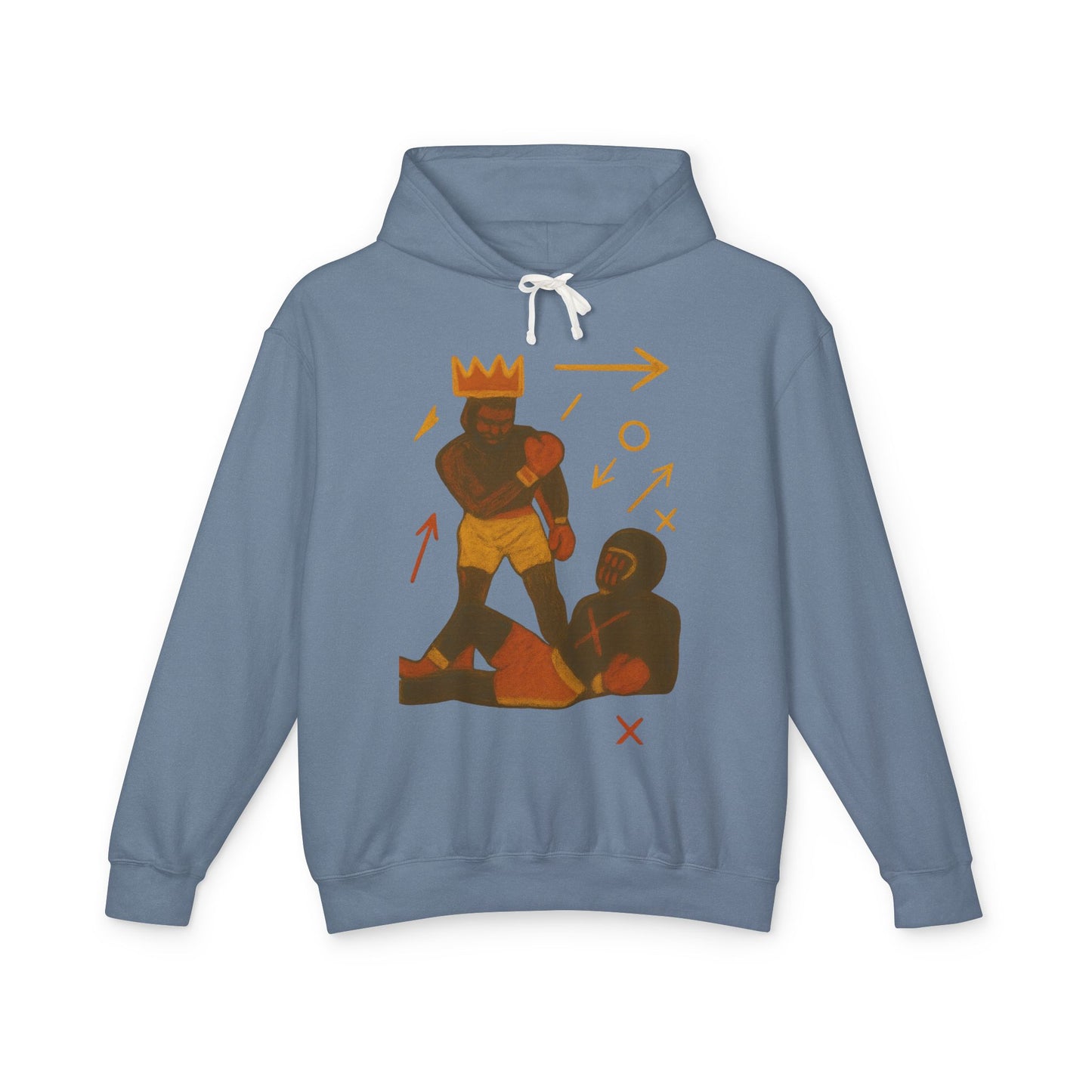 Hoodie — 'King Move' Graphic Lightweight Hooded Sweatshirt
