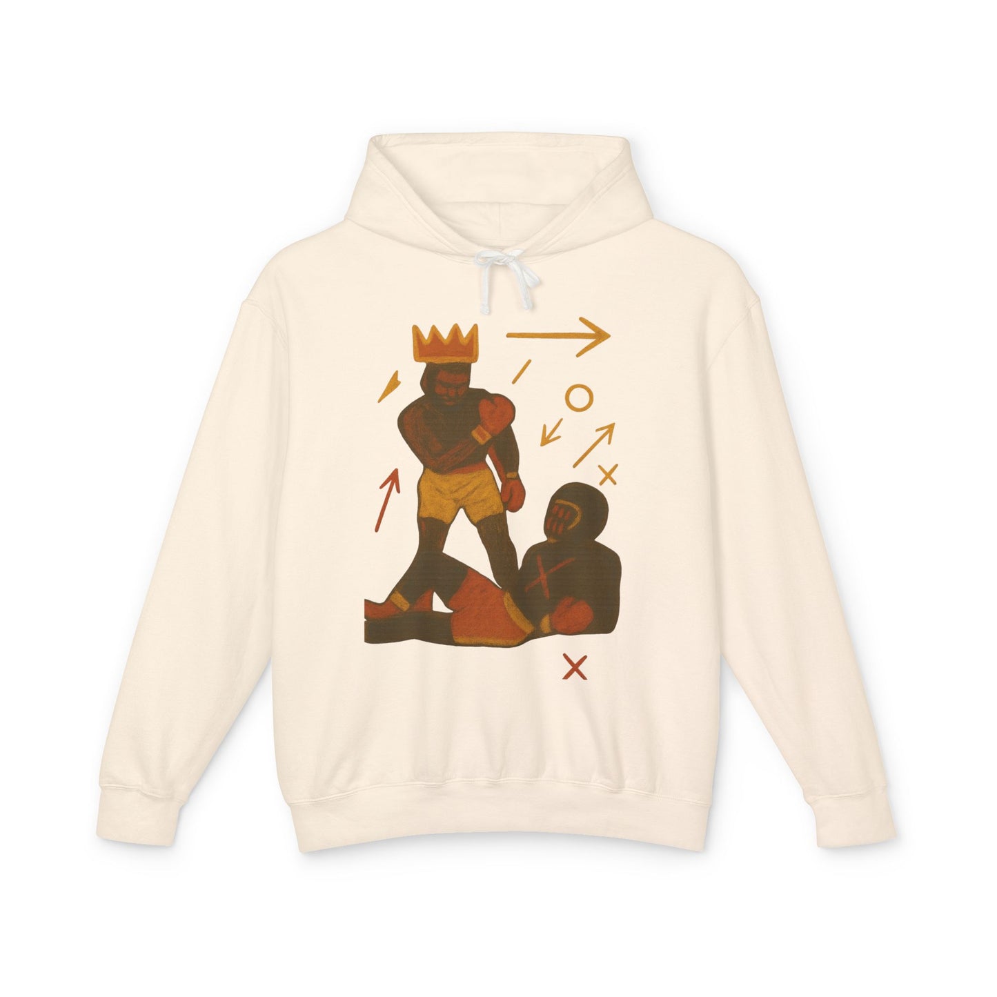 Hoodie — 'King Move' Graphic Lightweight Hooded Sweatshirt