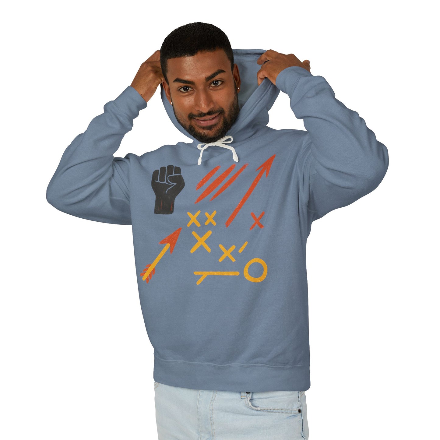 Tactics Hoodie — Arrow Playbook Graphic Hooded Sweatshirt