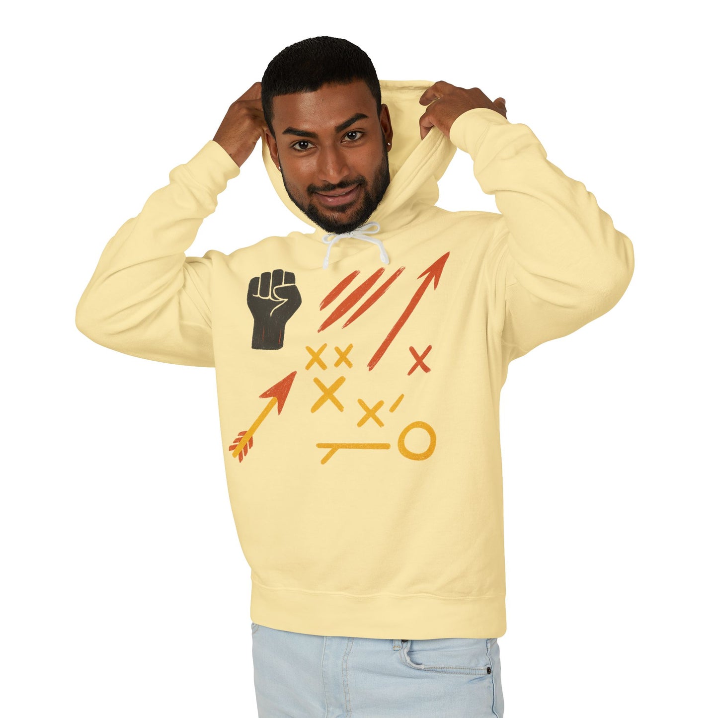Tactics Hoodie — Arrow Playbook Graphic Hooded Sweatshirt