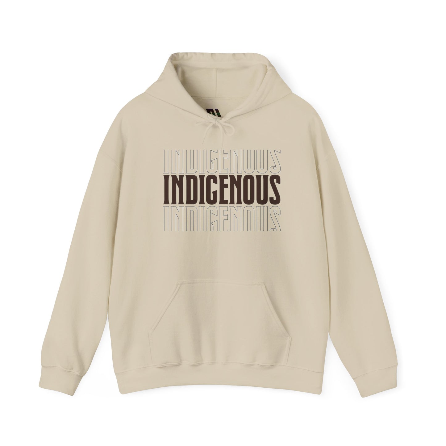 Dark Brown Indigenous Hoodie
