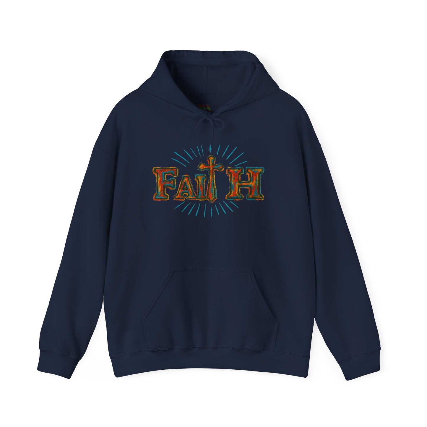 Faith Cross Hoodie – Christian Faith Graphic Hooded Sweatshirt