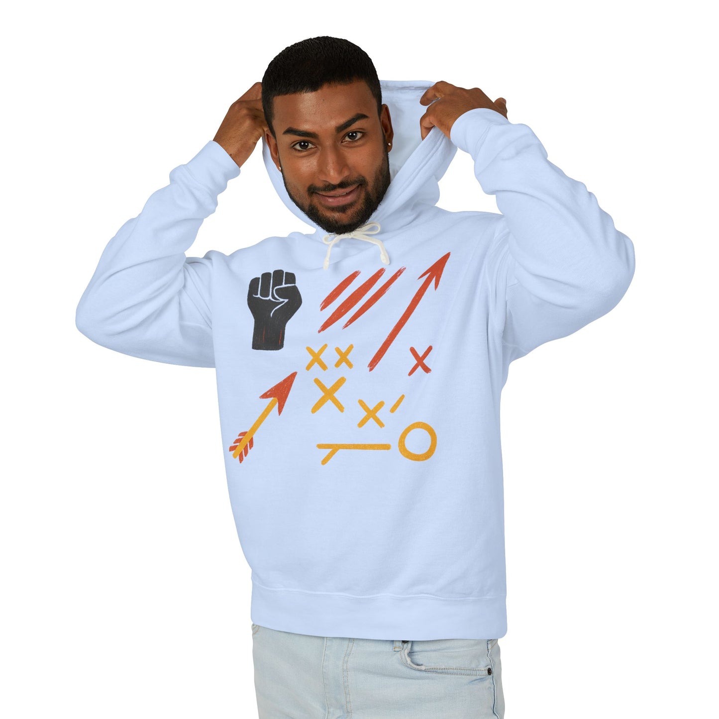 Tactics Hoodie — Arrow Playbook Graphic Hooded Sweatshirt