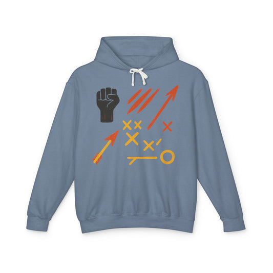 Tactics Hoodie — Arrow Playbook Graphic Hooded Sweatshirt