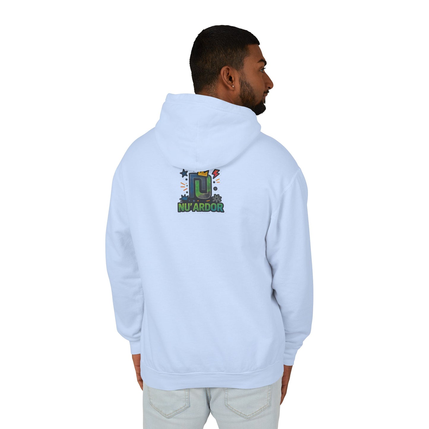 Rizzy Cartoon Graphic Hoodie — Playful Crown & Stars Pullover